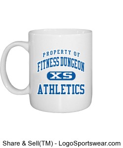Property of Fitness Dungeon Athletics Coffee Mug Design Zoom